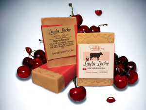 Layla Leche Cherry & Cream Soap Bar